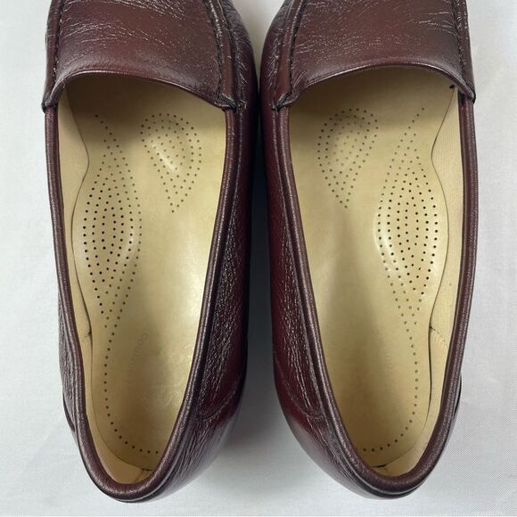 SAS Simplify Antique Wine Loafers Women’s Sz 9W - Picture 7 of 12